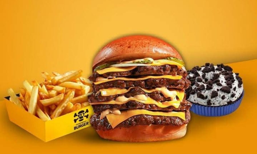 Menu Burger + Side + Dessert